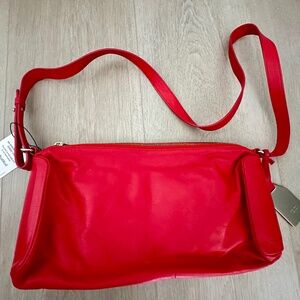 See by Chloe red leather crossbody bag with tags